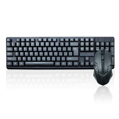 China 2020 Popular Home Office Wired Rubber Conductive Keyboard And Mouse Wired Black Computer Keyboard And Mouse Set for sale