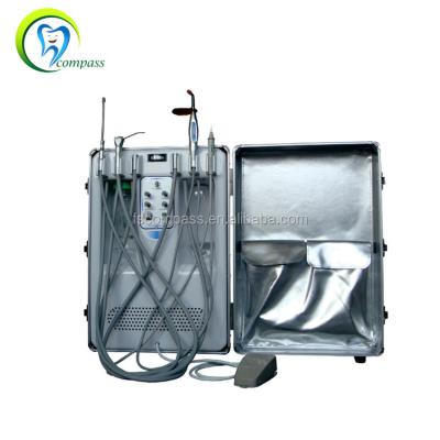 China Dentistry light weight portable dental unit hot sale portable dental chair with folding dental chair for sale