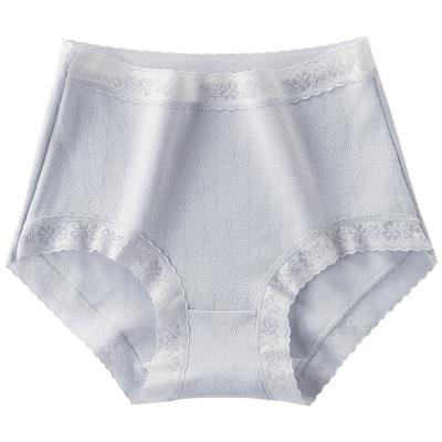 China Women Underwear Lace Cotton Mid Rise Solid Color Panties Antibacterial Period Panties for sale