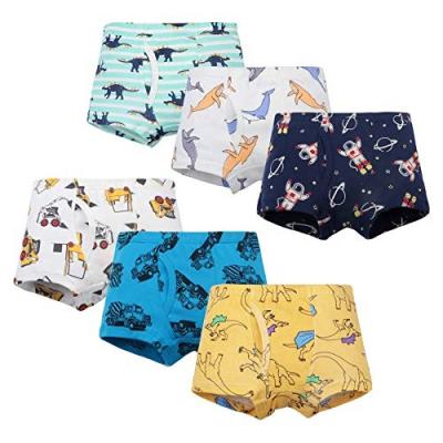 China Custom Made Logo Toddler Boy Size Breathable Underwear New Popular Boxers Flexible Boys for sale