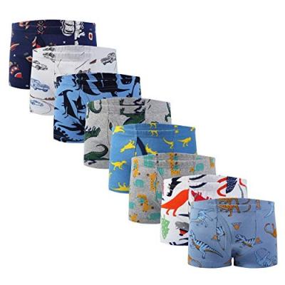 China Factory OEM ODM Support Kids Sports Underwear Boys Cartoon Breathable Mesh Boxer Briefs Boys Panties Colorfast Active Print Washable for sale