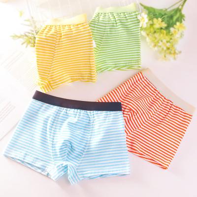 China Breathable Polyester Boy's Boxer Shorts For Boy's Boxer Briefs Kids Underwear Factory Wholesale Multi Colors Cartoon ODM Large 100000 Washable for sale