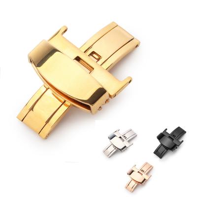 China Watch Band HEIBORCustom Clasp Butterfly Buckle For Handbag Rectangular Pin Buckle 14 Watchband Iron Pin Buckle Silver 16 18 20 22 24mm for sale