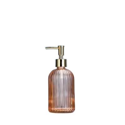 China Wholesale Home Decorative Diamond Spray Glass Jars And New Design Foam Soap Dispenser Manufacture Bathroom Bottles With Pump Lid for sale