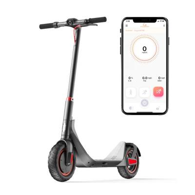 China 2020 Men's APP Electric Scooter 500w 36v 10.4Ah Black Wide Wheel G-Max Kick for sale