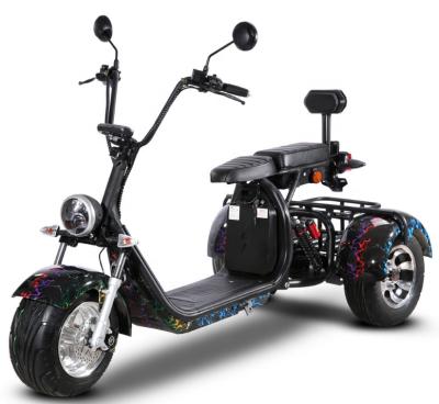 China 2000 2020 60V 12AH W Mens Tricycle For Adults With EEC Certificate Electric Motorcycle Citycoco for sale