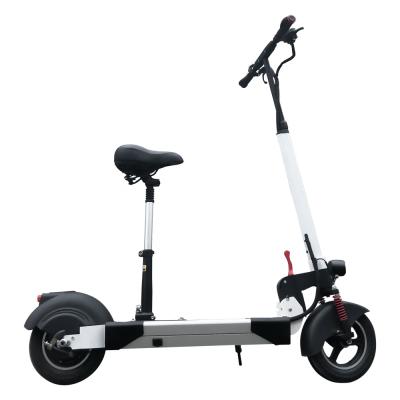 China Aluminum Alloy GemCharm European Warehouse 35km/h 10inch 350W Commute Electric Scooter Adult With Seat for sale