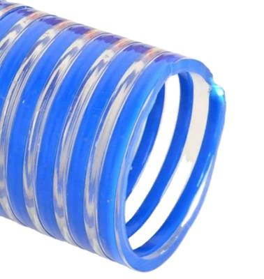 China Durable High Pressure PVC Spiral Reinforced Flexible Spring PVC Suction Hose for sale