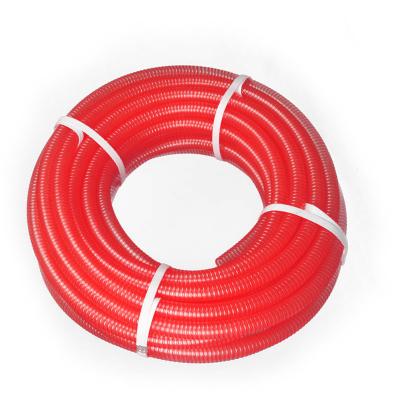 China Durable Flexible Spiral Industrial Helix Water Delivery Discharge PVC Suction Tube Vacuum Cleaner Hose for sale