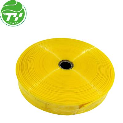 China High Tensile Strength HDPE Soft Braided Black PE Layflat Hose for sale