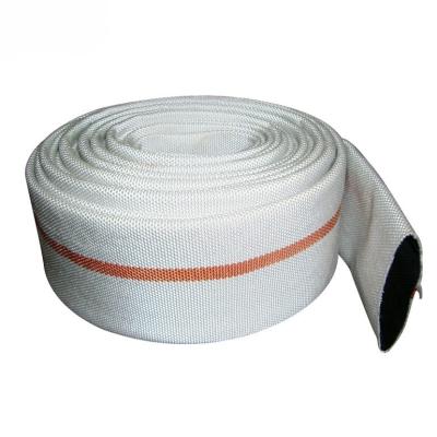 China 5 Inch Layflat Durable Industrial Rubber Water Fire Hose for sale