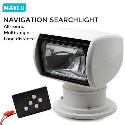 China 12v Yacht Spotlight Halogen Marine Yacht Led Spotlight 100W Remote Hidden Spotlight For Boat for sale