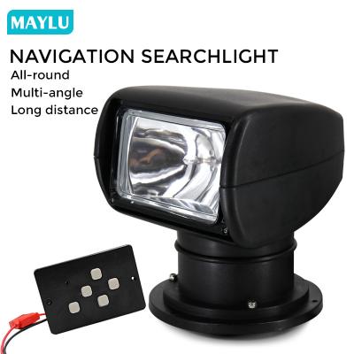 China Halogen Marine Yacht Searchlight Lighting Lights Marine Navigation Light Yahct 24v Yacht Searchlight for sale