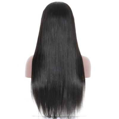 China Hot Sale Transparent French Remy Hair Hand Tied Wig Full Lace Wig Brazilian Straight Human Hair 30inch Long ALL Colors for sale