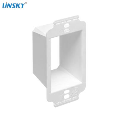 China Linsky Indoor Shanghai 1 Strip Extension Plastic Waterproof Electric Ring Electrical Outlet Box for sale