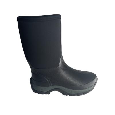 China OEM MANUFACTURER RUBBER 600G NEOPRENE WATERPROOF INSULATION LIGHTWEIGHT HUNTING LONG RAIN BOOTS FOR MEN for sale