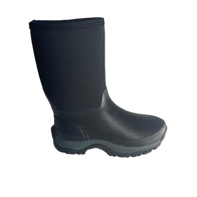 China NEOPRENE WATERPROOF RUBBER OEM MANUFACTURER deodorization HUNTING LONG RAIN BOOTS FOR MEN for sale