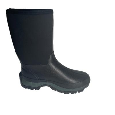 China Fashion trend OEM MANUFACTURER NEOPRENE INSULATION 600G RUBBER WATERPROOF LADY HUNTING LONG RAIN BOOTS FOR MEN for sale