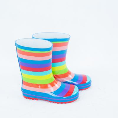 China CUSHIONING fashion children's rain boots rubber waterproof toddler boots wholesale for boys and girls for sale