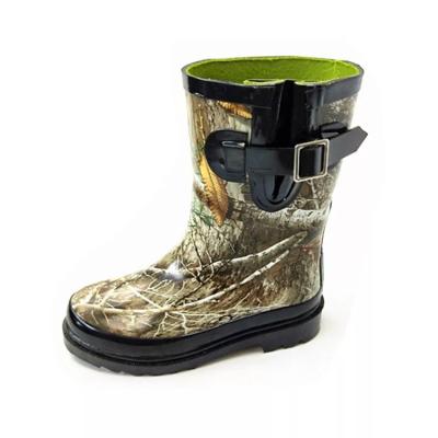 China TOP SELLING 100% waterpoorf CUSHIONING exported wholesale custom PVC EVA fishing RAIN neoprene kids hunting rubber BOOTS STICK UP boots for sale