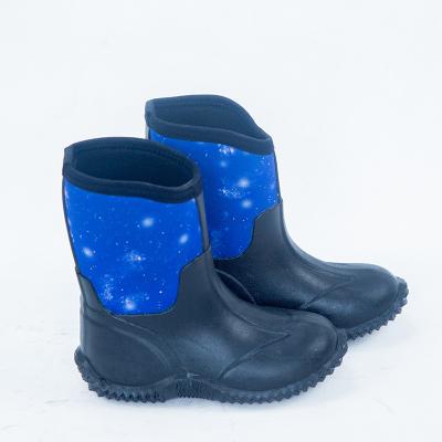 China Custom Made Warm Waterproof Toddler Waterproof Gum Boots Toddler OEM Sale Rain Shoes Rubber Boots CUSHIONING For Kids for sale