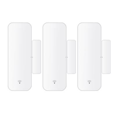 China New Tuya Smart WiFi 3x Wifi Door Sensor Door Open/Close Support Alexa Google Home Detectors App Notification Alert Security Alarm for sale