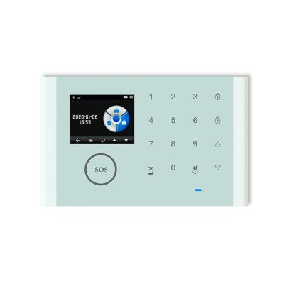 China Home security wifi/GSM home security remote control smart burglar alarm system linked with Tuya APP life APP smart home alarm send signal for sale