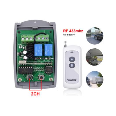 China Lighting DC 12-24V or 433MHZ Relay Receiver Garage Door Opener Remote Control Transmitter 433.92mhz for sale