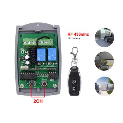 China Lighting Master 2CH Receiver + 4CH Garage Copier 433.92MHz Remote Control Door Chain Relay Module for sale