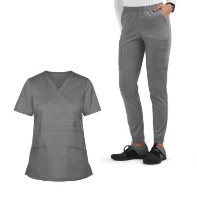 China New Breathable Cloth Men Scrub Uniform Medical Stretch Wholesale Nursing Uniforms Healthcare Scrub Uniforms for sale