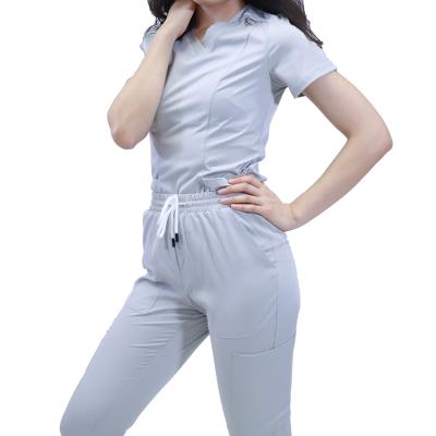 China Best Selling Breathable Spandex Polyester Scrubs Medical Uniform Scrub Joggers Apparel For Women Doctor for sale