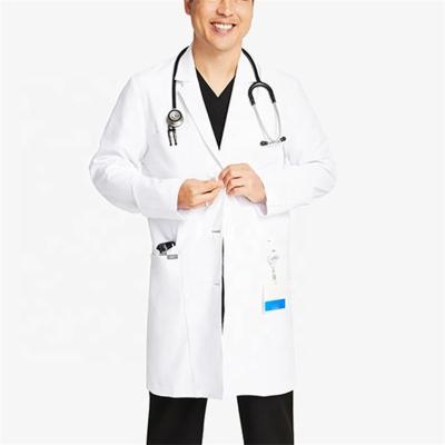 China Best Quality Breathable Nurse Doctor Lab Coats 100% Cotton Nursing White Mens Medical Suits Lab Coat for sale