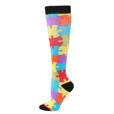 China Wholesale price breathable unisex unique medical socks custom logo plus size compression socks nurse for sale