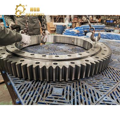 China 061.20. 0414 Precision Craft External gear small slewing bearing geared slewing ring for sale