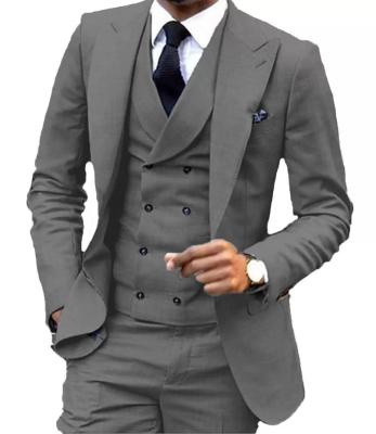 China 2022 Wholesale Latest Anti-Wrinkle Suits Men Suits Tailored Suits For Mens Wedding Dress 3PCS (Blazer+Vest+Pants) for sale