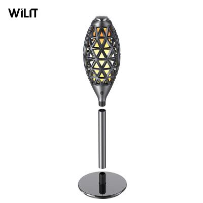 China Wilit warm wireless speaker waterproof led color flame lamp led flame atmosphere light camping flood light for sale