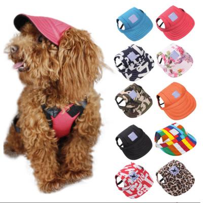 China Viable Wholesale Customized Customized Travel Outdoor Sport Baseball Puppy Pet Hats Dog Cowboy Hat Dog Cowboy Hat for sale