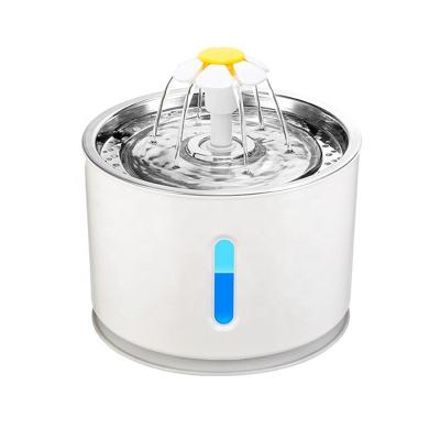 China Viable Smart Circulation Filter Cat Bowl Water Dispenser Stainless Steel Usb Charging Automatic Fountain Pet Water Dispenser for sale