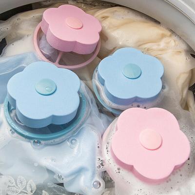 China 4PCS Viable Reusable Washing Machine Accessories Filters Pet Fur Hair Catcher Floating Laundry Sachet Cleaner Mesh Bag Dirty Fiber Collect for sale