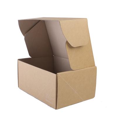 China Recyclable Custom Color CMYK Printing Kraft Corrugated Box for sale