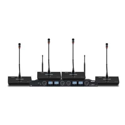 China Thinuna GMW-U4A Good Quality Digital UHF Four Channel Gooseneck Table Conference Wireless Microphone GMW-U4A for sale