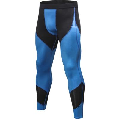 China Breathable Tight-Fitting Sports Running Fitness Training Pants Sweated Color Quick Dry High Elastic Contrast Wicking Quilting Pants for sale