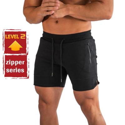 China Sports Breathable Quick Dry Breathable Leisure Zipper Men Jogging Shorts Beach Gym Fitness Running Shorts for sale