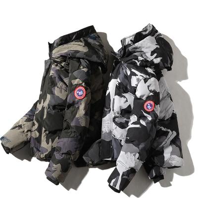 China High Quality Camouflage Print Jacket Men's Casual Cotton Clothing Canvas Hooded Jacket QUICK DRY for sale