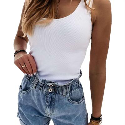 China Fashion QUICK DRY jeans 2021 casual straight women summer all-match jeans high waist jeans shorts pants for sale