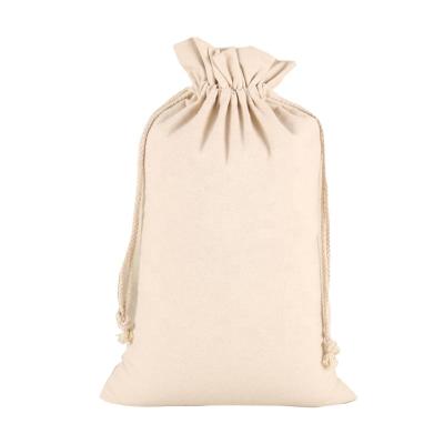 China Handled No Bleeching Natural Cotton Canvas Shopping Bag Jewelry Bag for sale