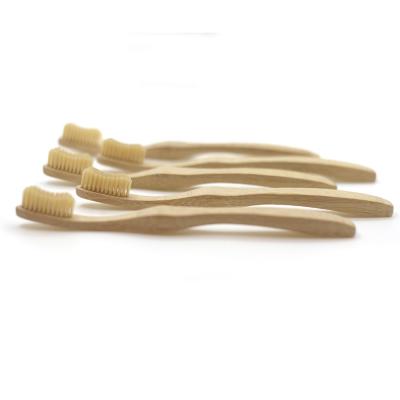 China Biodegradable Private Label Eco - Friendly Organic Bamboo Toothbrush With Recycled Package for sale