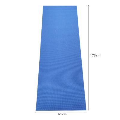 China Durable Quality Eco Friendly Non Slip Yoga Mat Waterproof Anti Slip Non Slip Blue 6mm PVC Yoga Mat for sale