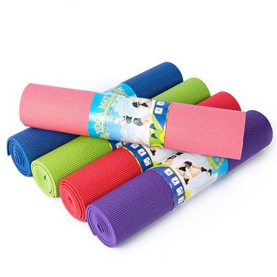 China Good price anti-slip durable pilates building printed yoga mat exercise fitness mat eco-friendly pvc yoga mat non slip for sale