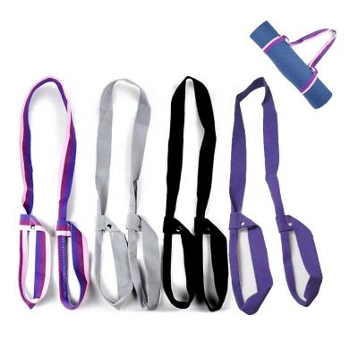 China Wholesale Available Customized Lightweight/Durable/Portable Good Quality Logo Straps Yoga Belt Carry Straps For Yoga Mat for sale